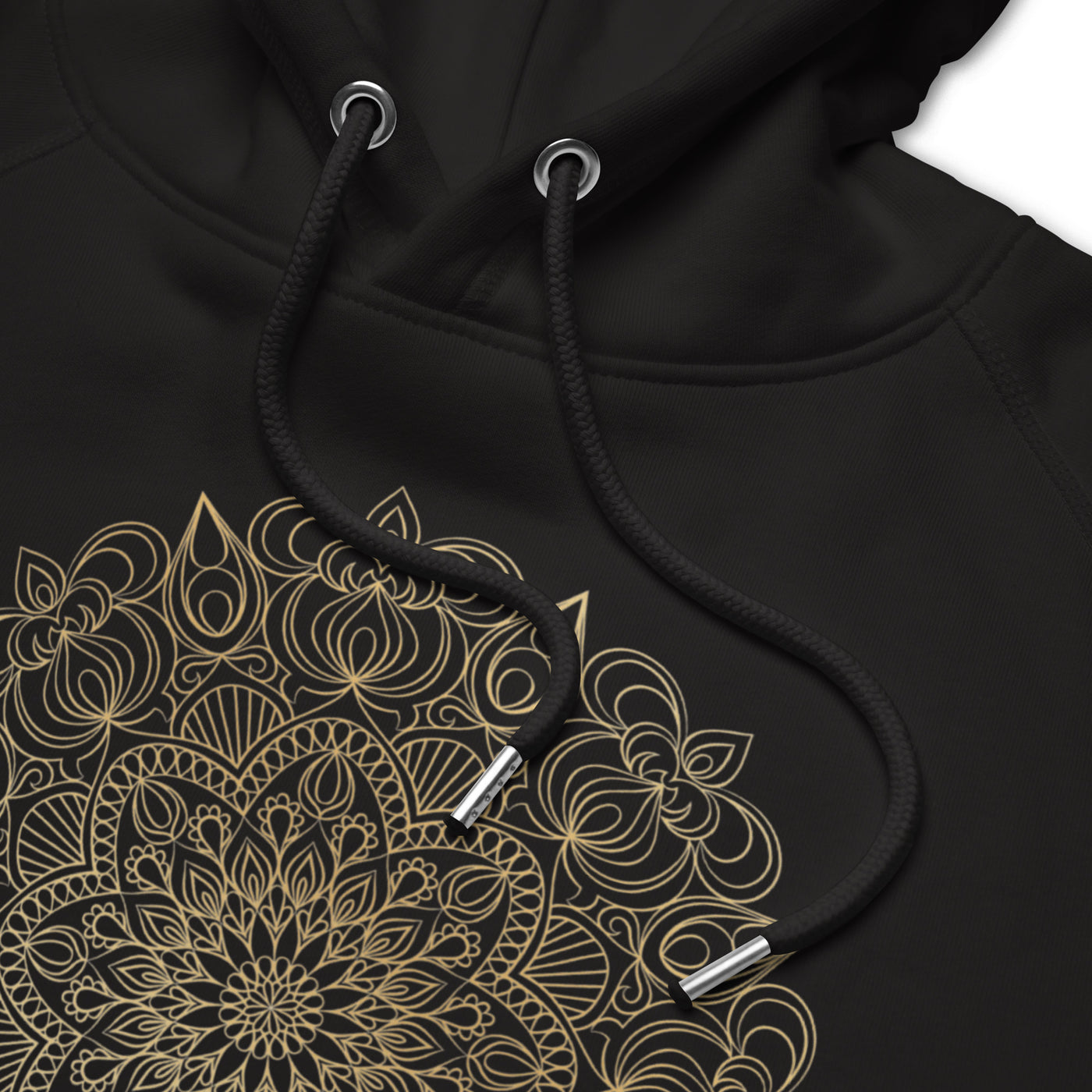 Golden mandala pullover unisex eco-hoodie