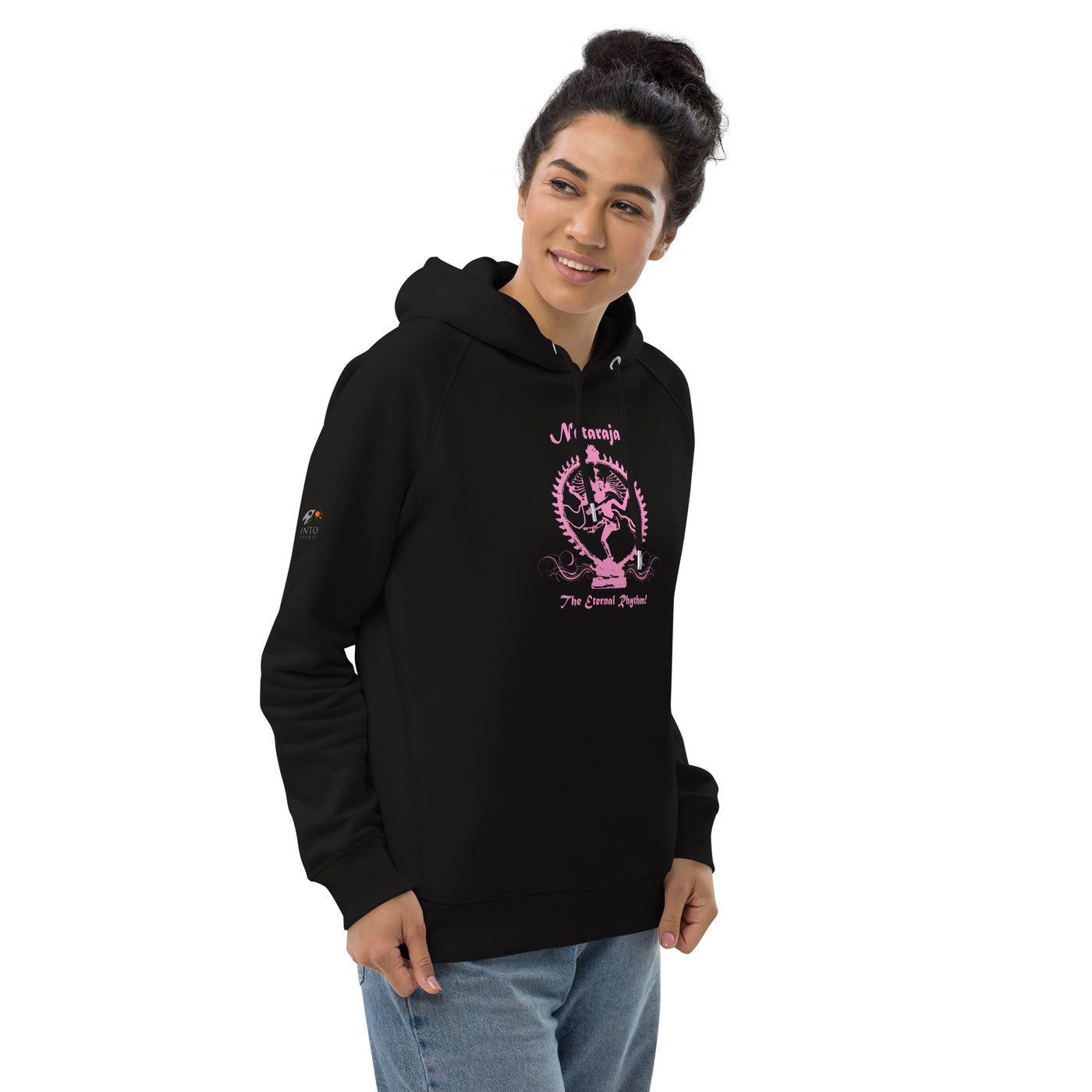 Pink nataraja women´s pullover eco-hoodie