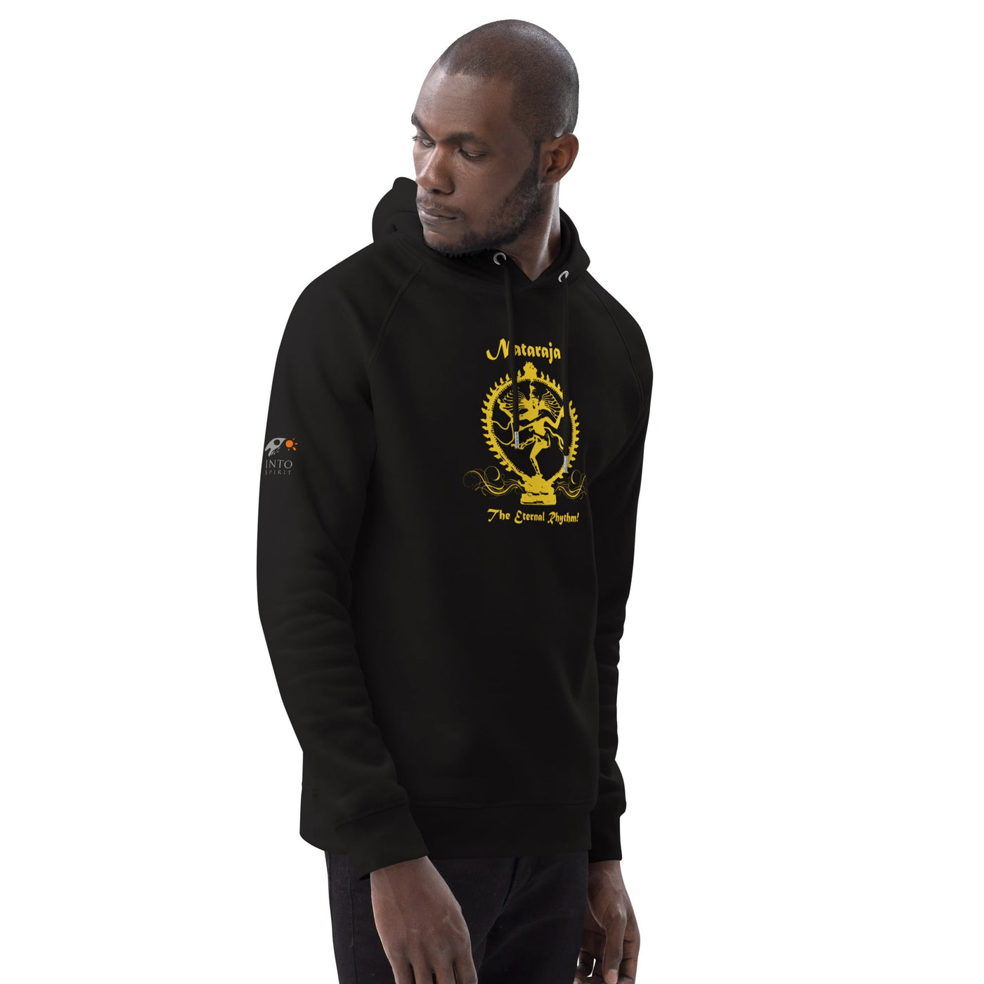 Yellow nataraja pullover man´s eco-hoodie