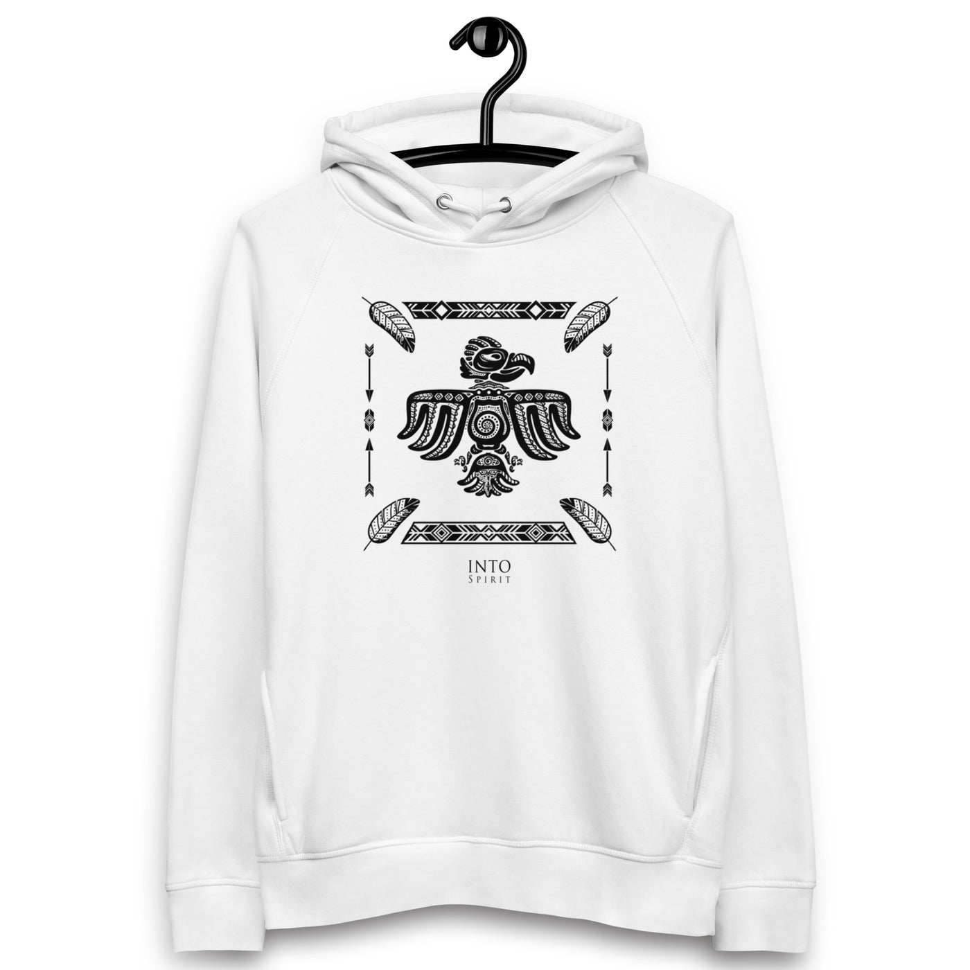 astral eagle man pullover eco-hoodie