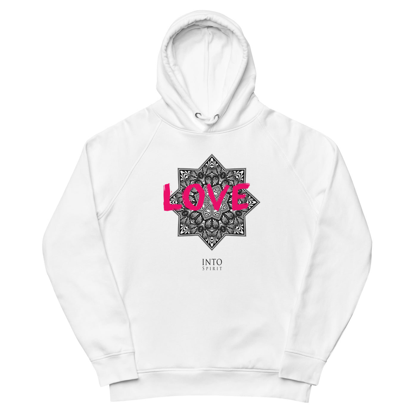 Mandala love woman pullover eco-hoodie