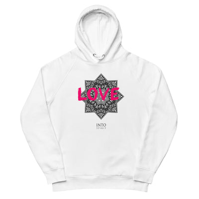 Mandala love woman pullover eco-hoodie