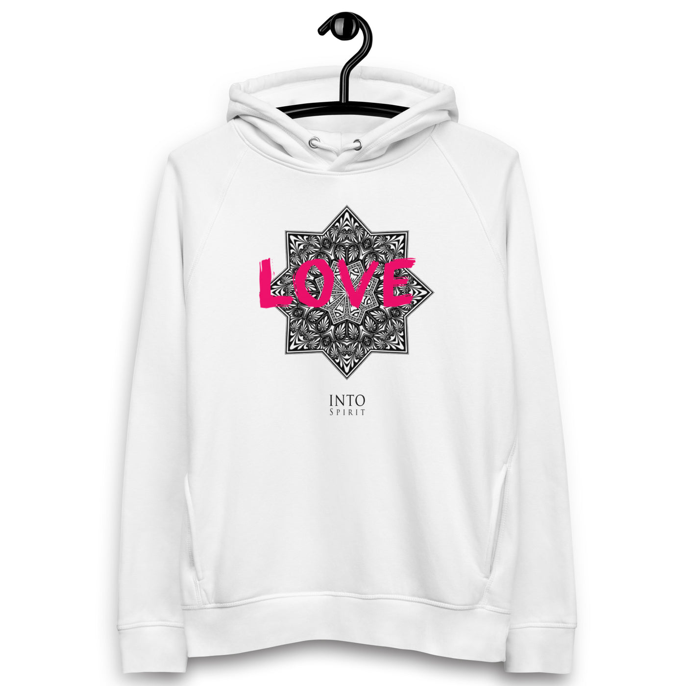 Mandala love woman pullover eco-hoodie