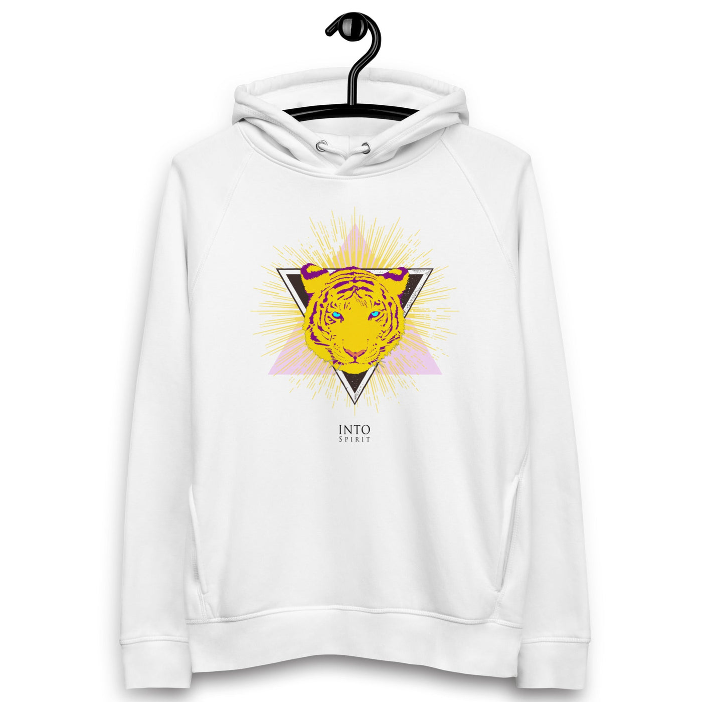 Yellow tiger pullover women´s eco-hoodie