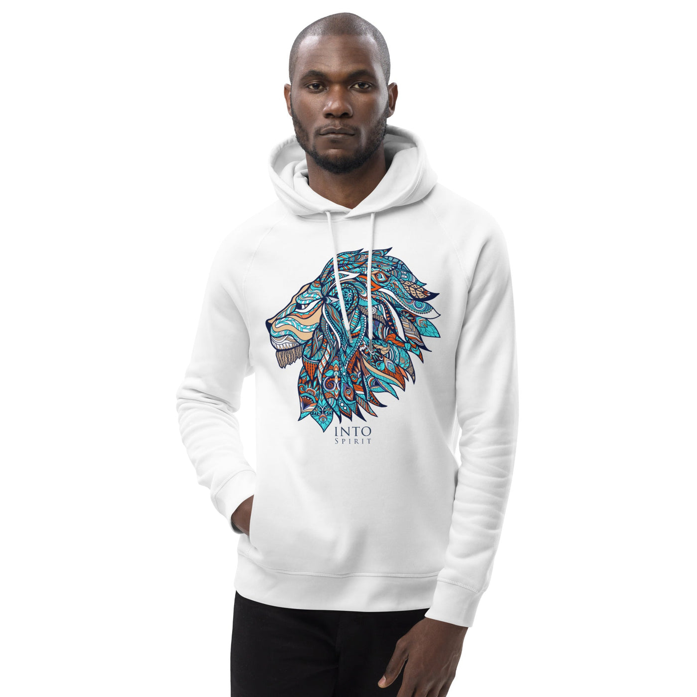 Colorfull lion pullover men´s eco-hoodie