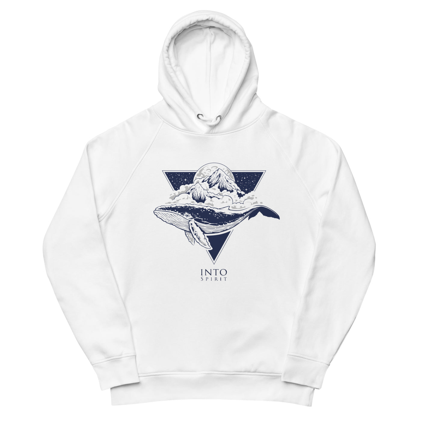 Whale unisex pullover eco-hoodie