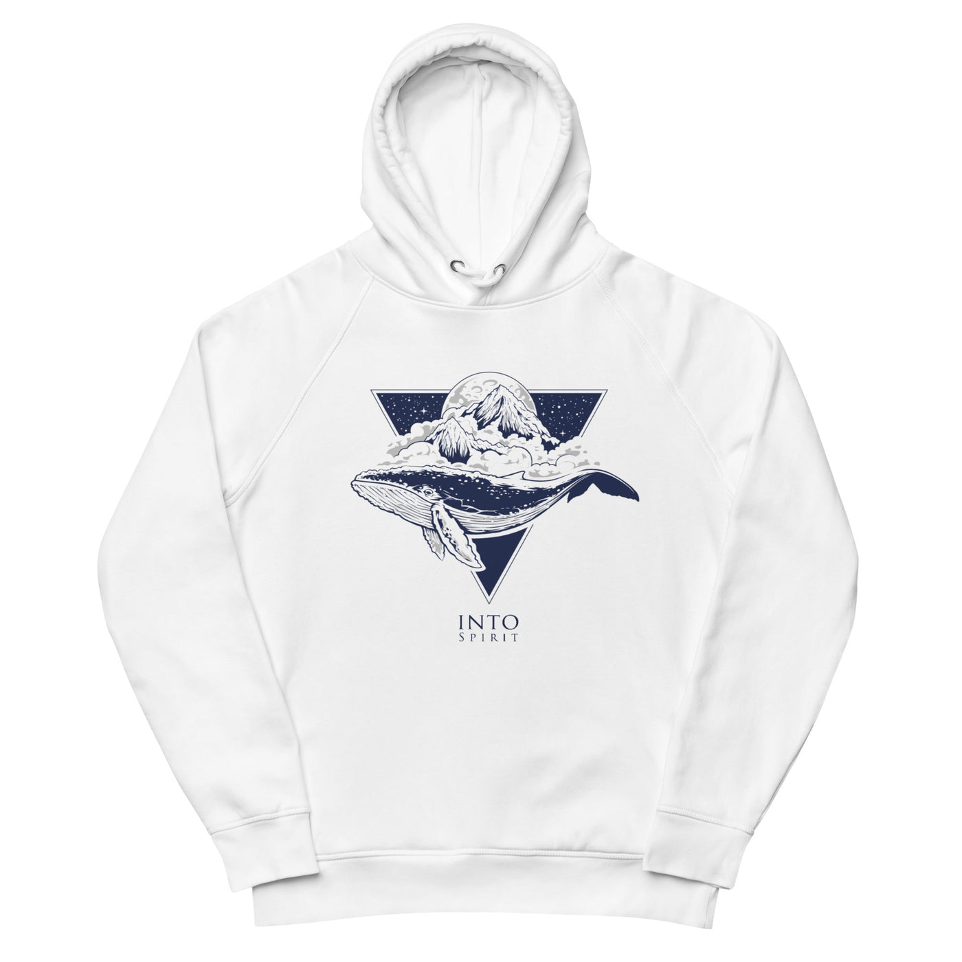 Whale pullover men´s eco-hoodie