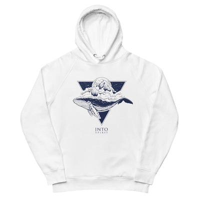 Whale pullover men´s eco-hoodie