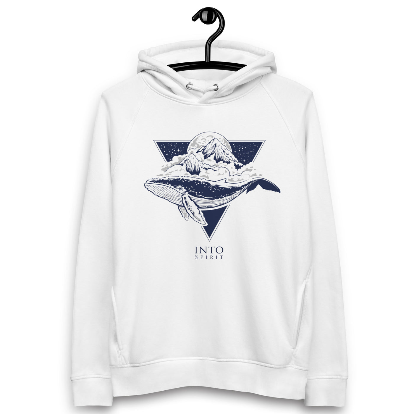 Whale unisex pullover eco-hoodie