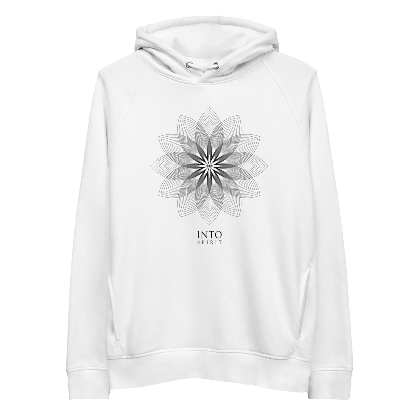 Flower women´s pullover eco-hoodie