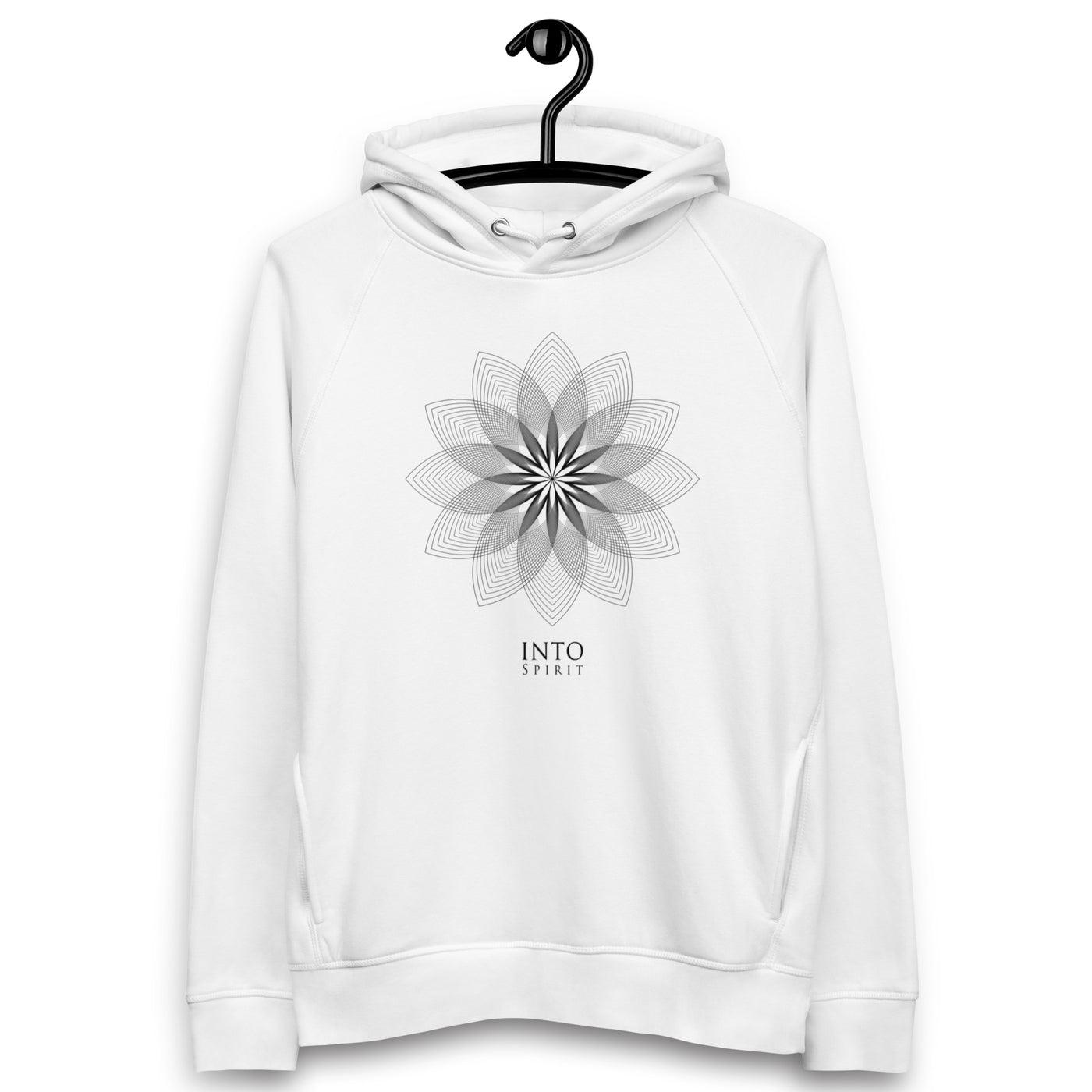 Flower women´s pullover eco-hoodie