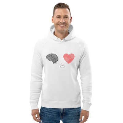 mind and heart pullover men's eco-hoodie