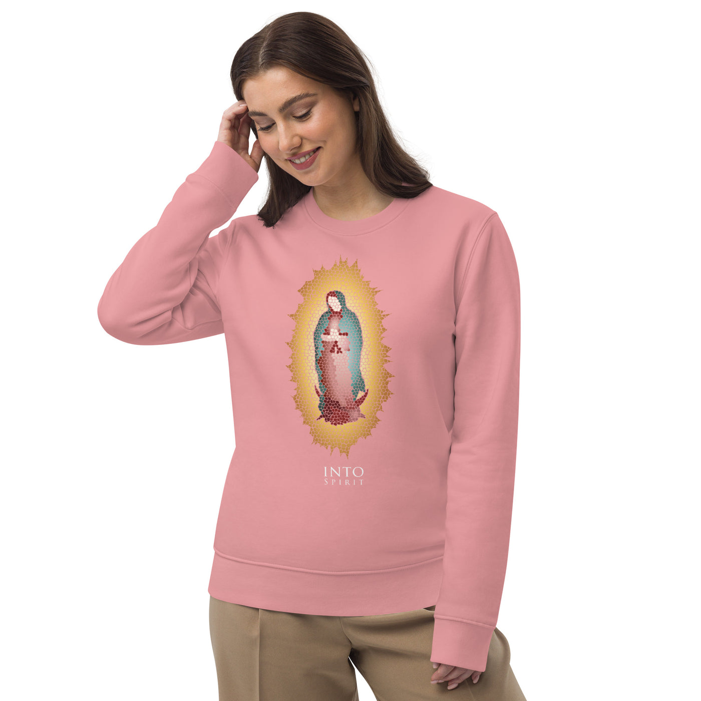 Guadalupe's Virgin women´s eco-sweatshirt