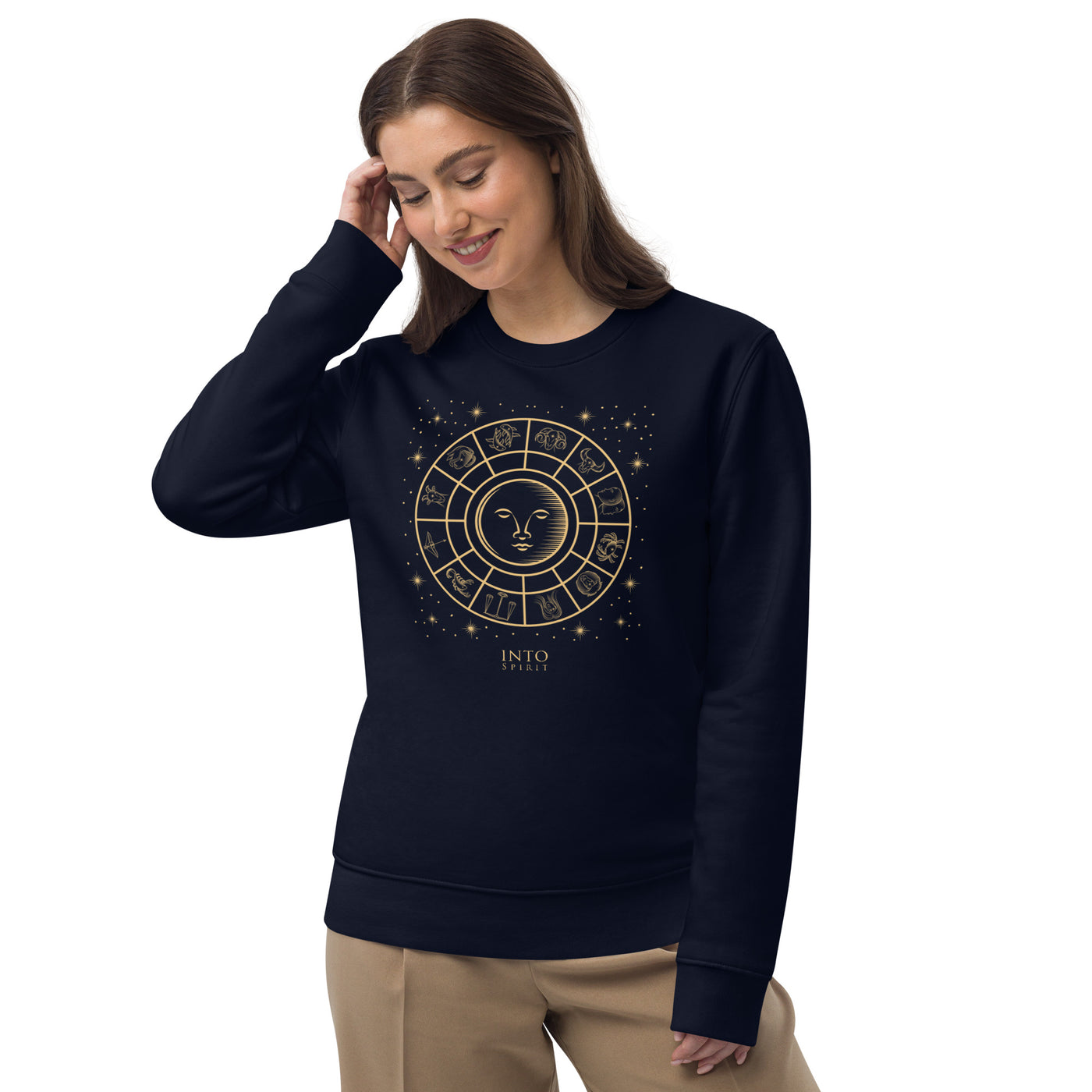 Zodiac signs unisex eco-sweatshirt