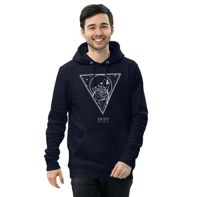 howling Wolf man´s essential eco-hoodie