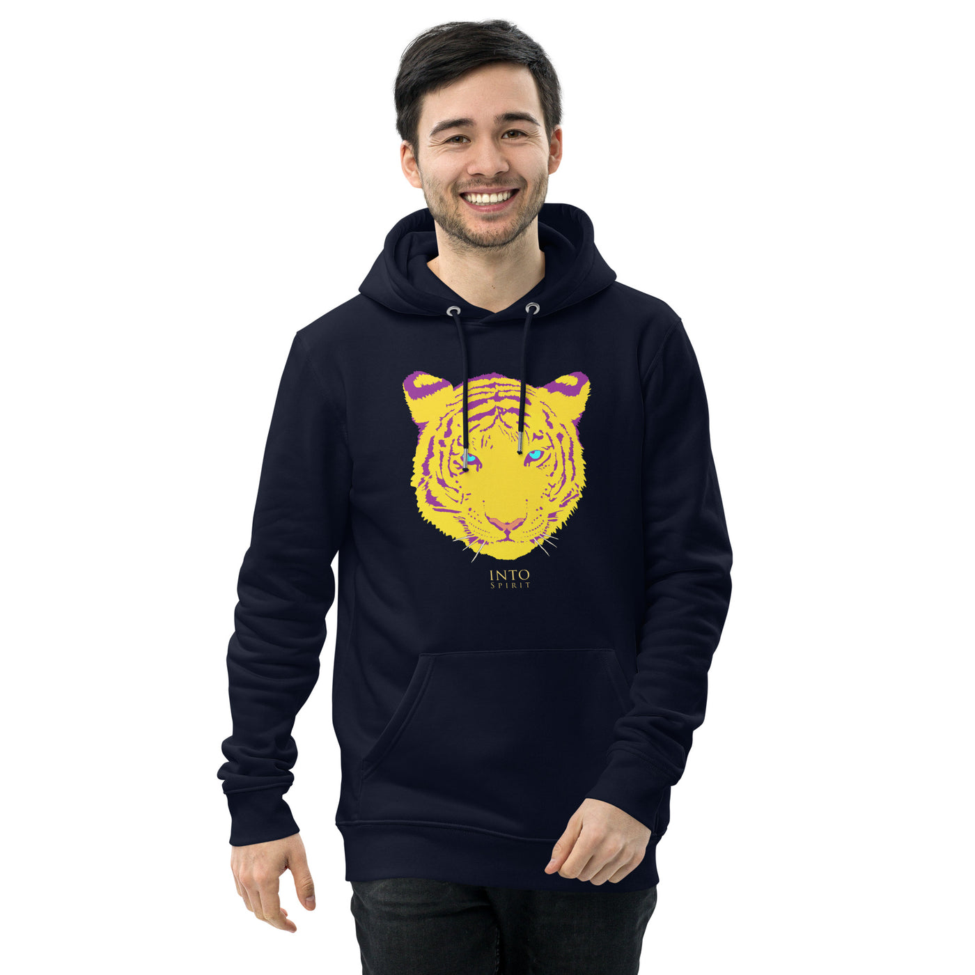 tiger head man´s essential eco hoodie