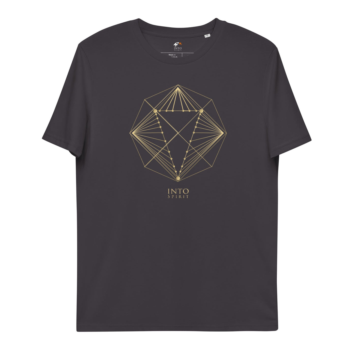 Sacred diamond geometry organic cotton women's t-shirt