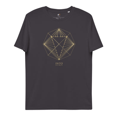 Sacred diamond geometry organic cotton women's t-shirt