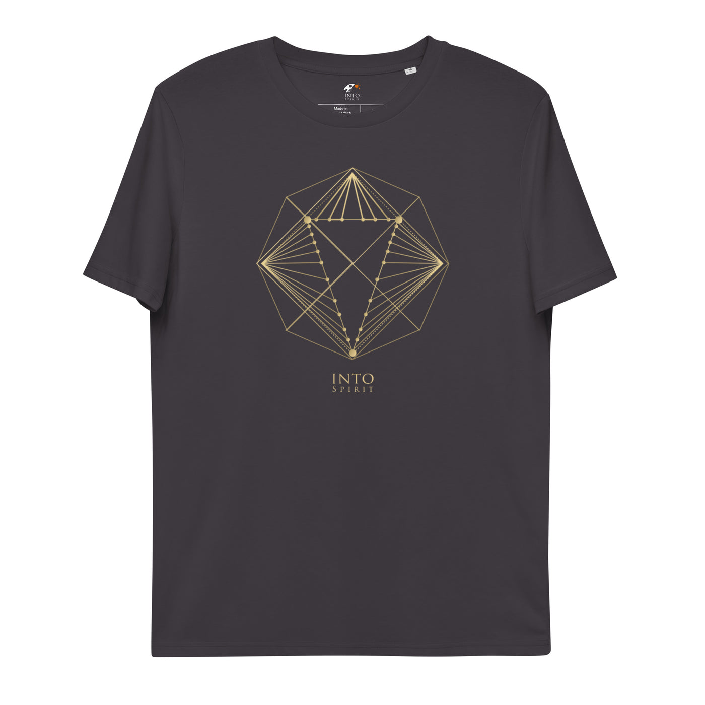 Sacred diamond geometry unisex organic cotton t-shirt