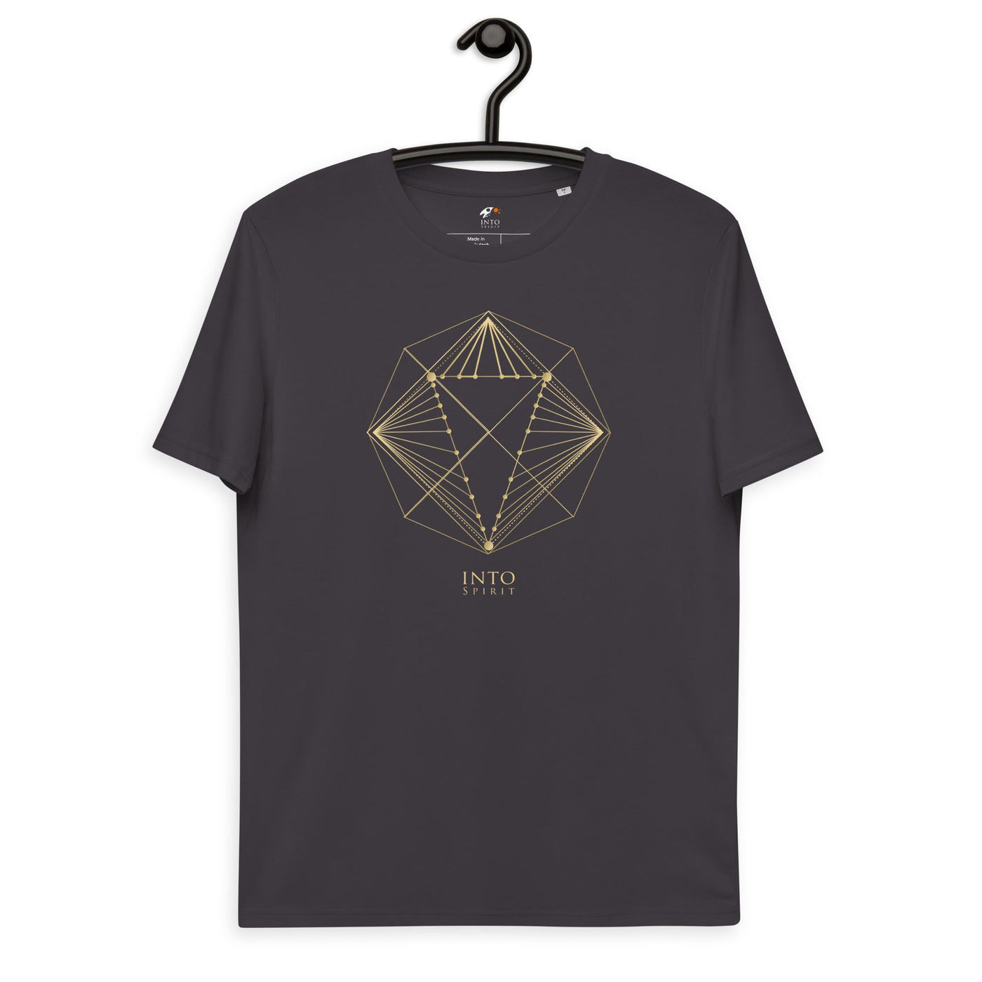 Sacred diamond geometry organic cotton women's t-shirt