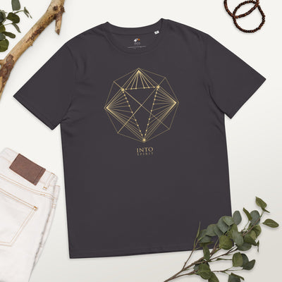 Sacred diamond geometry organic cotton women's t-shirt