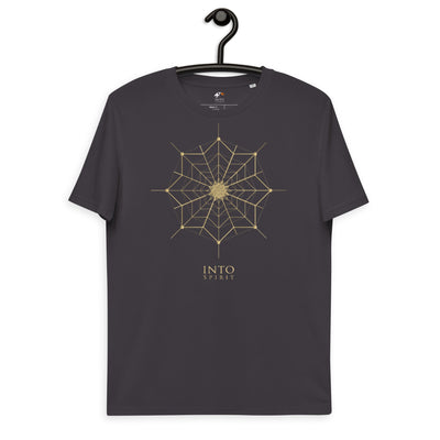 Sacred geometry flower organic cotton men's t-shirt