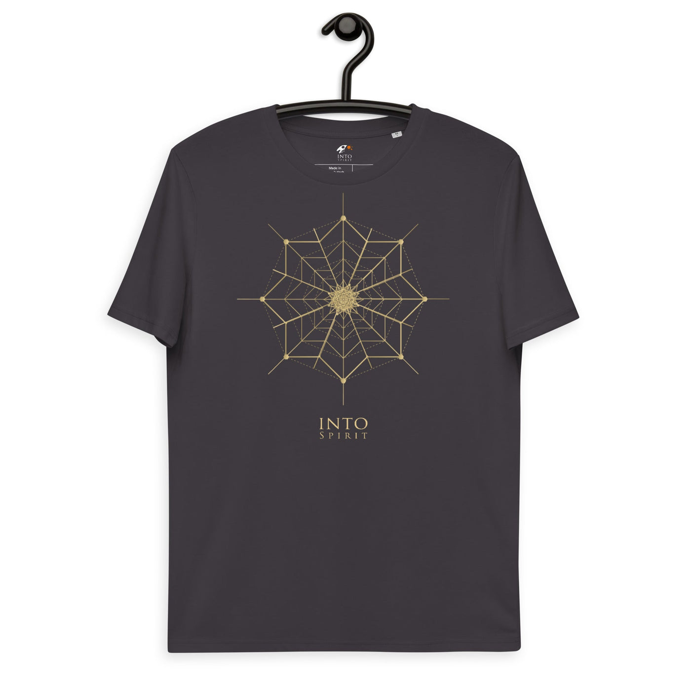 Sacred geometry flower organic cotton women's t-shirt