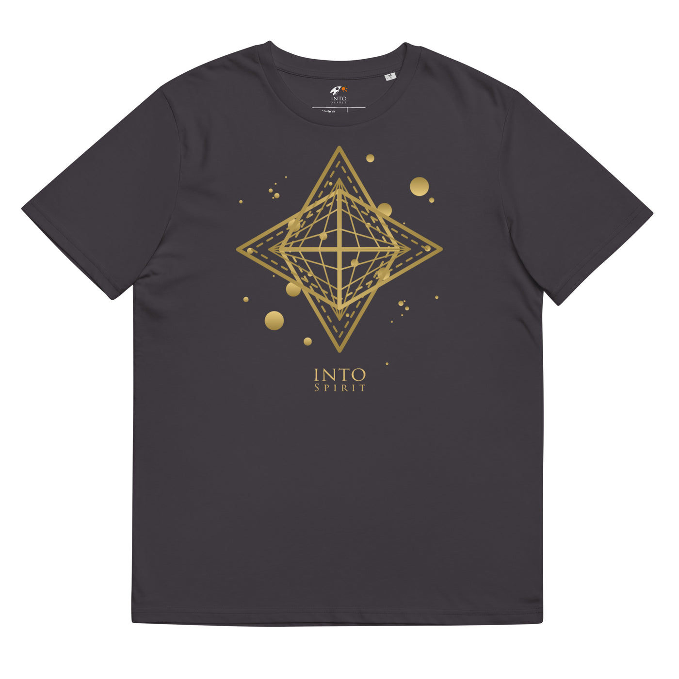 Sacred star geometry unisex organic cotton t-shirt