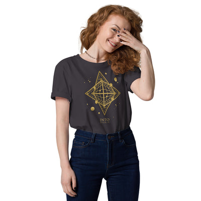 Sacred star geometry unisex organic cotton t-shirt