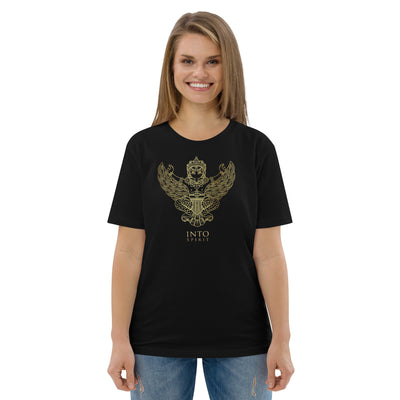 aztec deity unisex organic cotton t-shirt