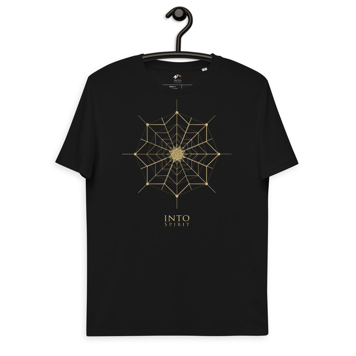 Sacred geometry flower organic cotton women's t-shirt