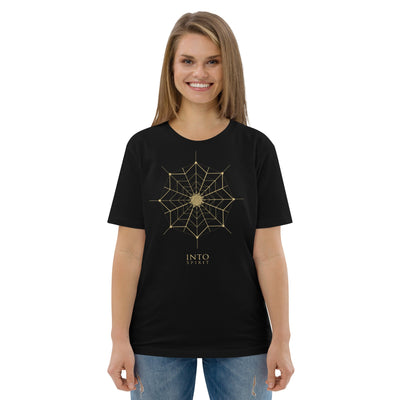 Sacred geometry flower organic cotton women's t-shirt