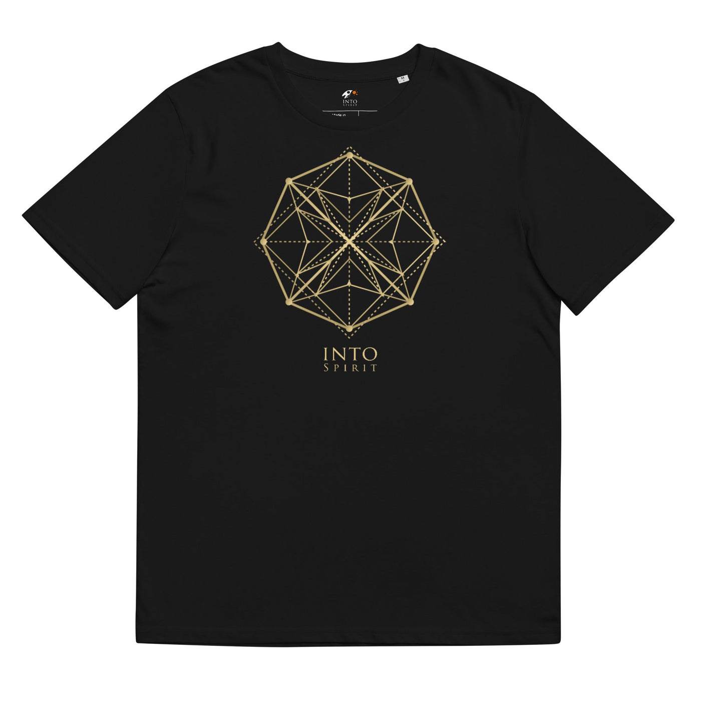 Sacred geometry mandala organic cotton men´s t-shirt