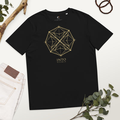 Sacred geometry mandala organic cotton men´s t-shirt