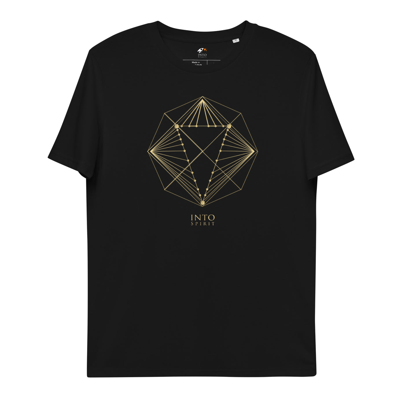 Sacred diamond geometry unisex organic cotton t-shirt