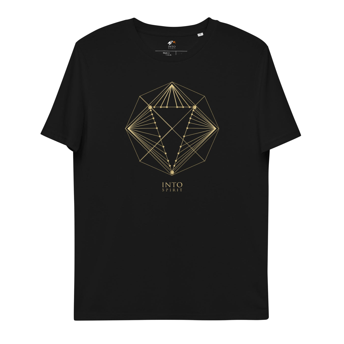 Sacred diamond geometry organic cotton women's t-shirt