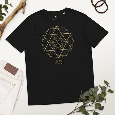 Sacred geometry David's star Unisex organic cotton t-shirt