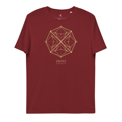 Sacred geometry mandala organic cotton men´s t-shirt