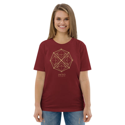 Sacred geometry mandala organic cotton women's t-shirt