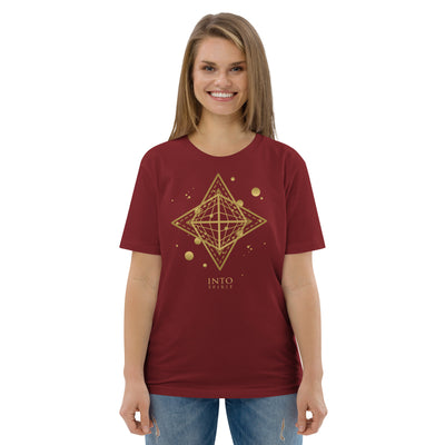 Sacred star geometry unisex organic cotton t-shirt