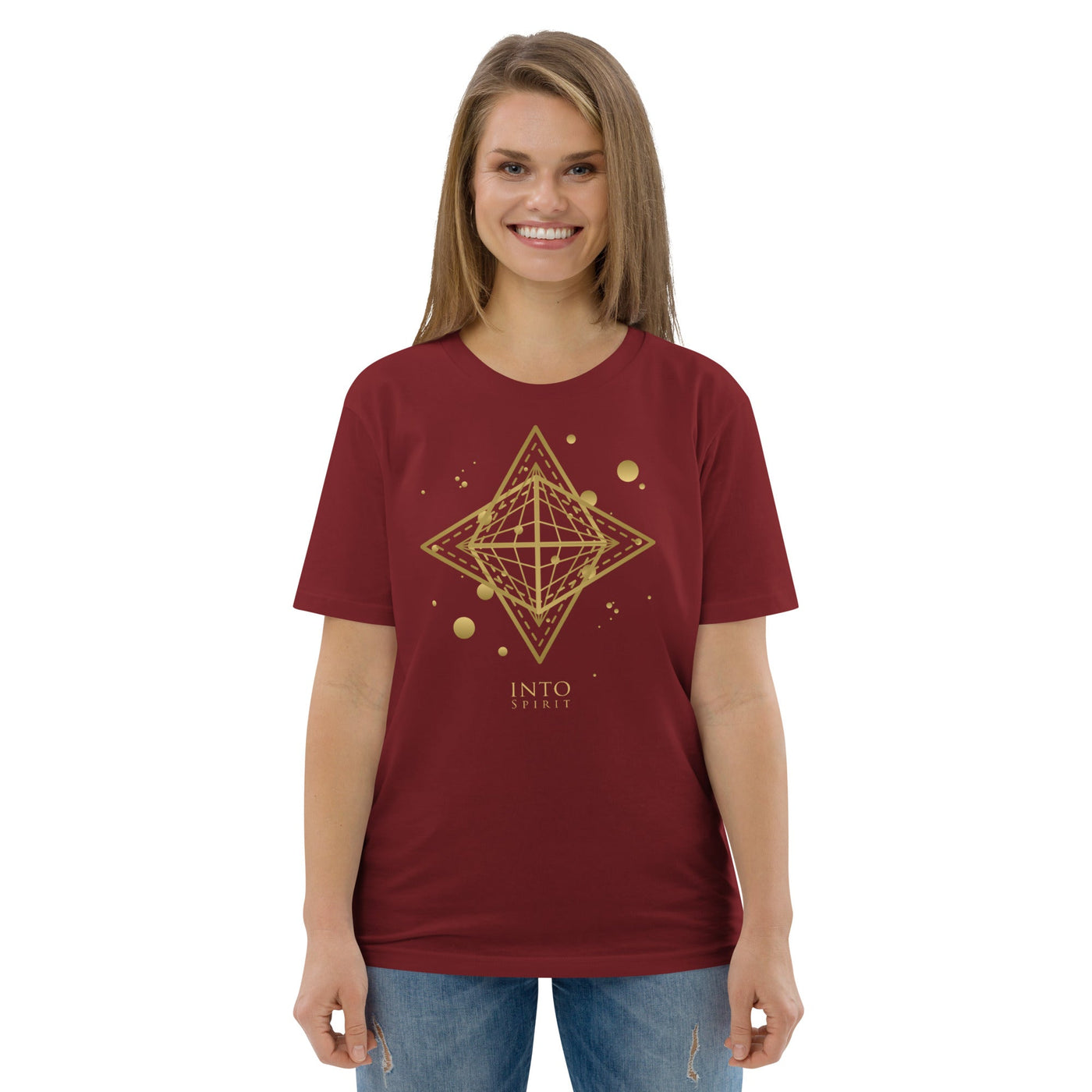 Sacred star geometry organic cotton women´s t-shirt