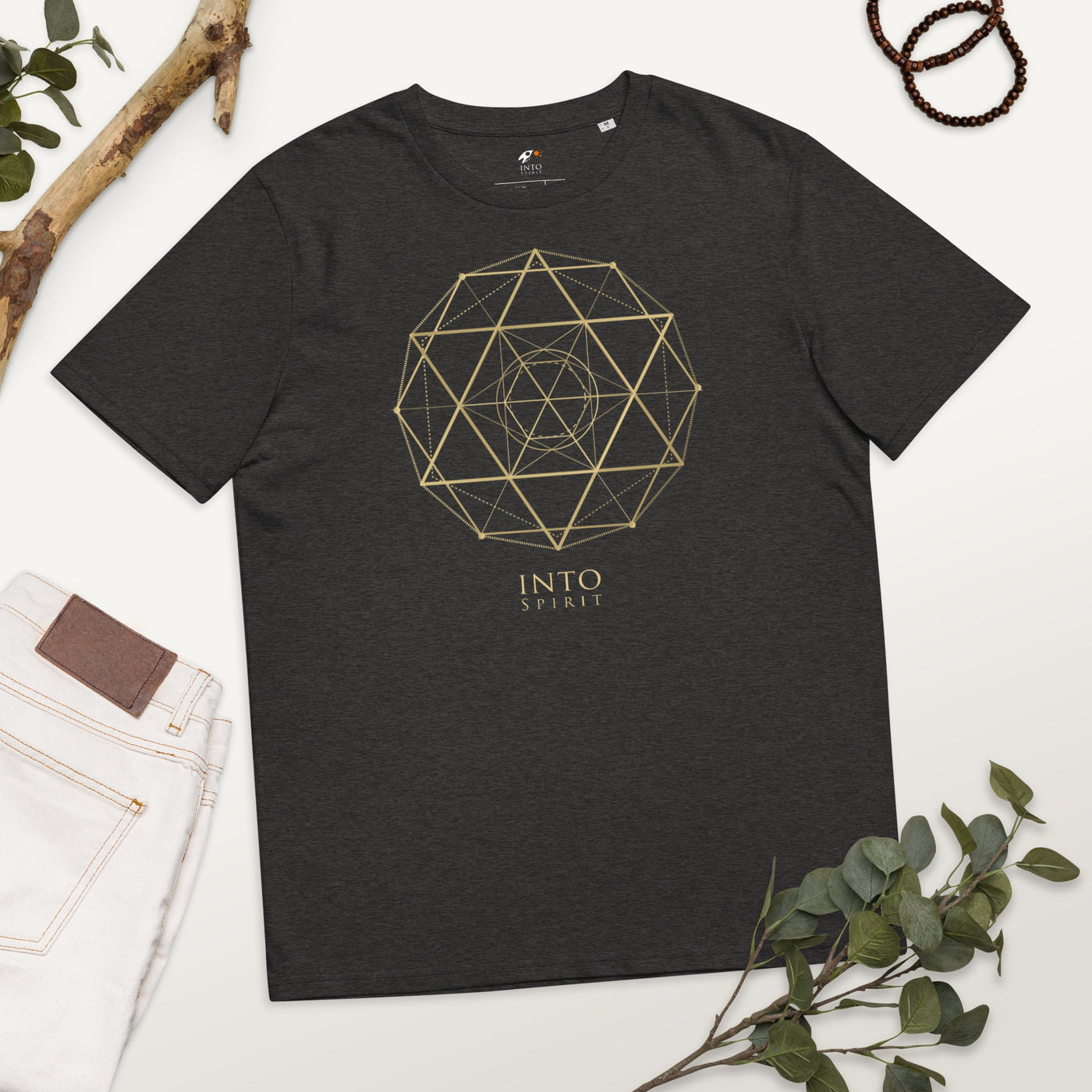 Sacred geometry David's star organic cotton women's t-shirt