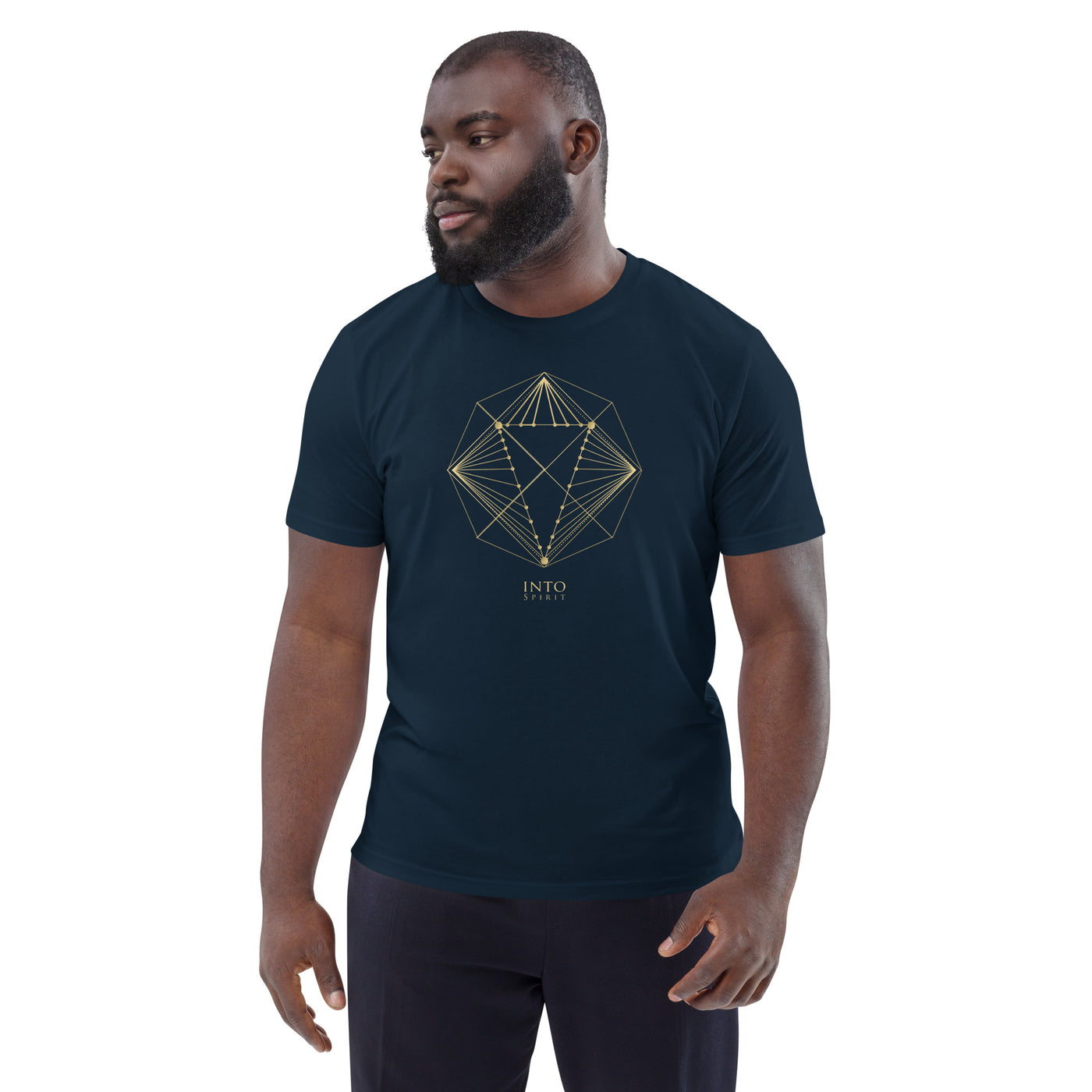 Sacred diamond geometry unisex organic cotton t-shirt