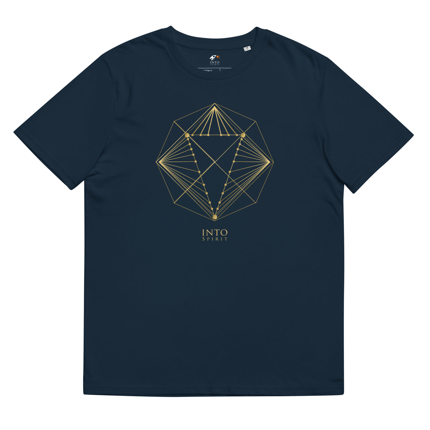 Sacred diamond geometry unisex organic cotton t-shirt