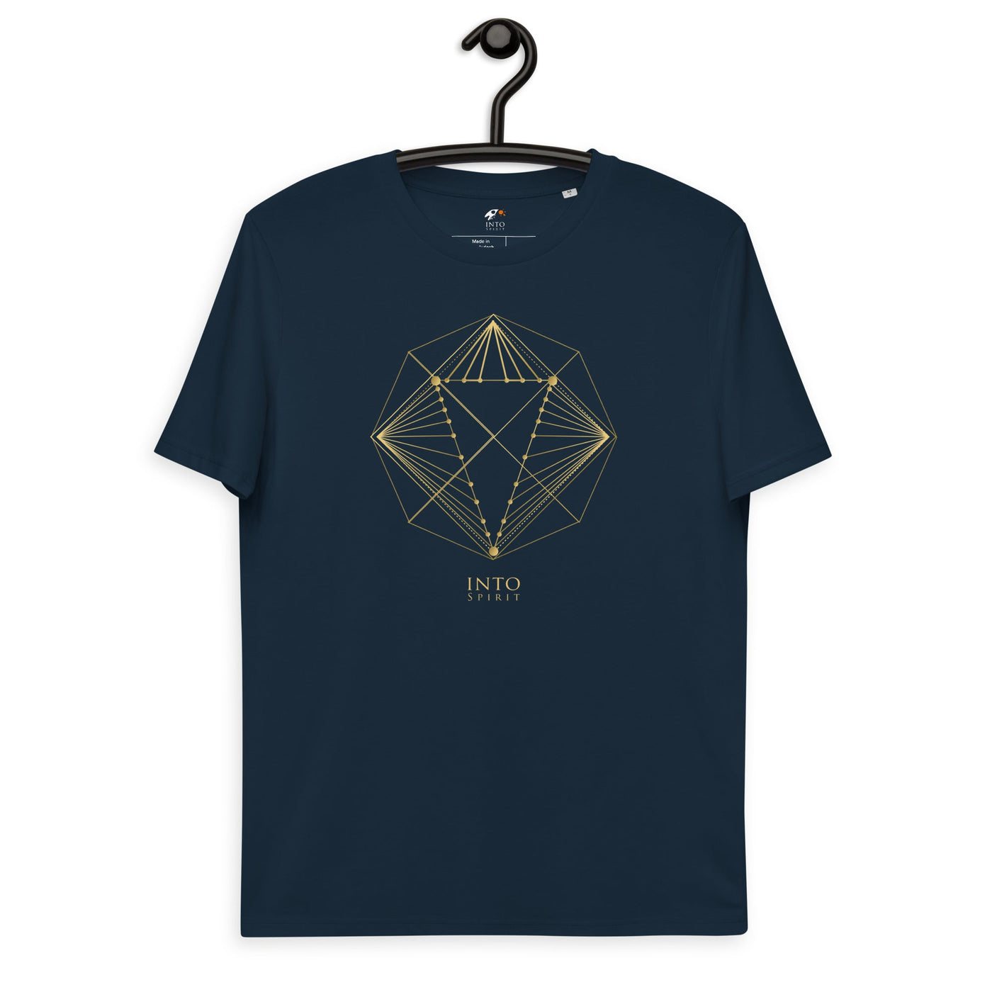 Sacred diamond geometry organic cotton women's t-shirt