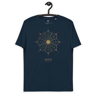 Sacred geometry flower organic cotton t-shirt