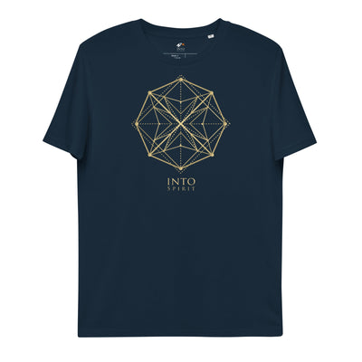 Sacred geometry mandala organic cotton men´s t-shirt