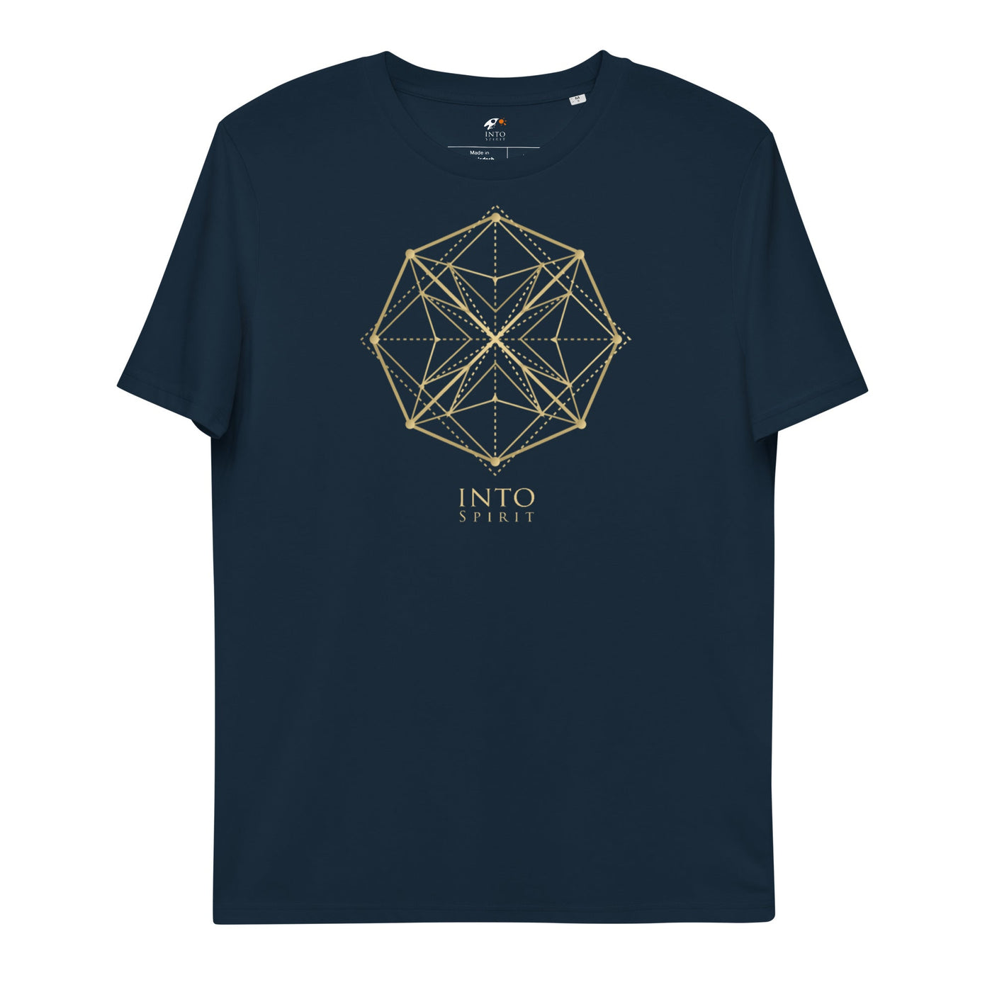 Sacred geometry mandala organic cotton women's t-shirt