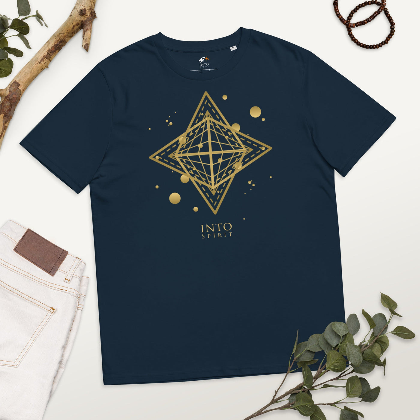 Sacred star geometry organic cotton women´s t-shirt