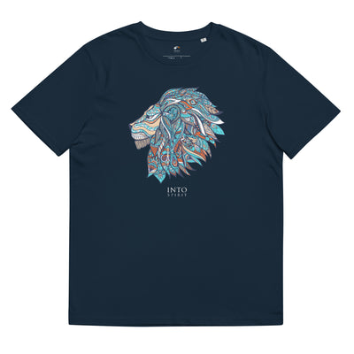 Colorfull lion unisex organic cotton t-shirt